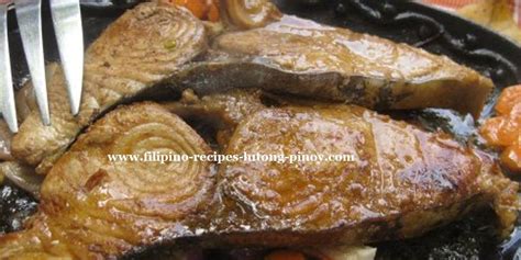 Sizzling Tangigue (Grilled Spanish Mackerel).